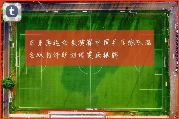 东京奥运会表演赛中国乒乓球队混合双打许昕刘诗雯获银牌